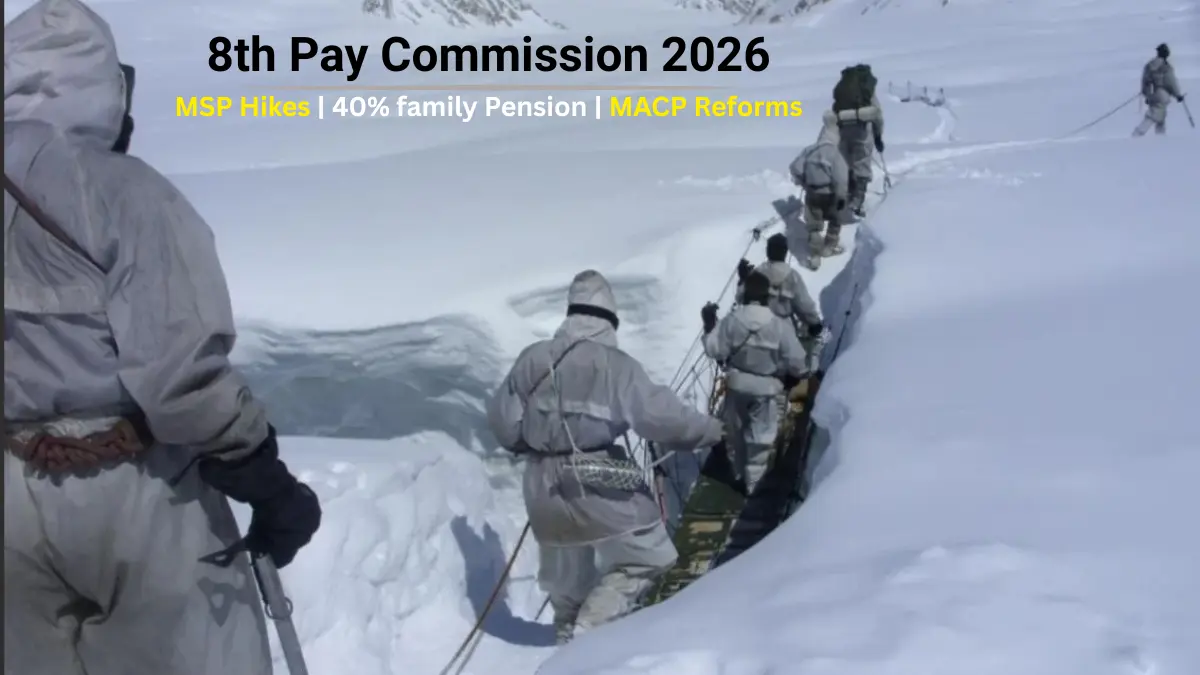 Indian Army Army’s proposal for an increase in MSP in the 8th Pay Commission