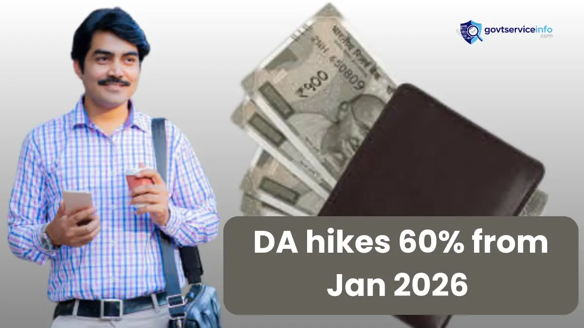 Central government employees to get 60 percent DA DR from January 2026 based on CPI IW data