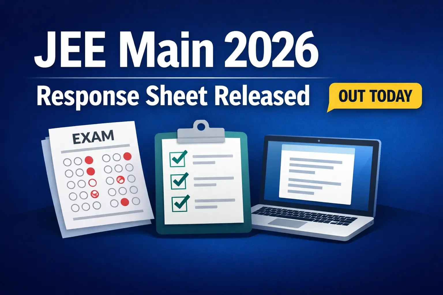 JEE Main 2026 Response Sheet Released Today, Answer Key Out