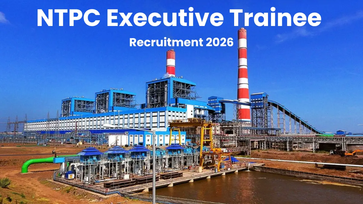 NTPC Executive Trainee Recruitment 2026 notification for 515 engineering posts through GATE 2025
