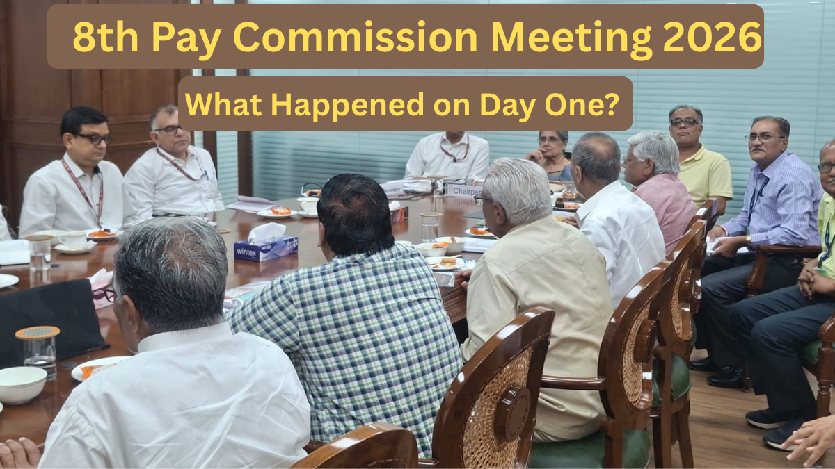 8th Pay Commission 2026 meeting day 1 where unions demanded ₹69,000 minimum basic pay and 3.83 fitment factor for central government employees