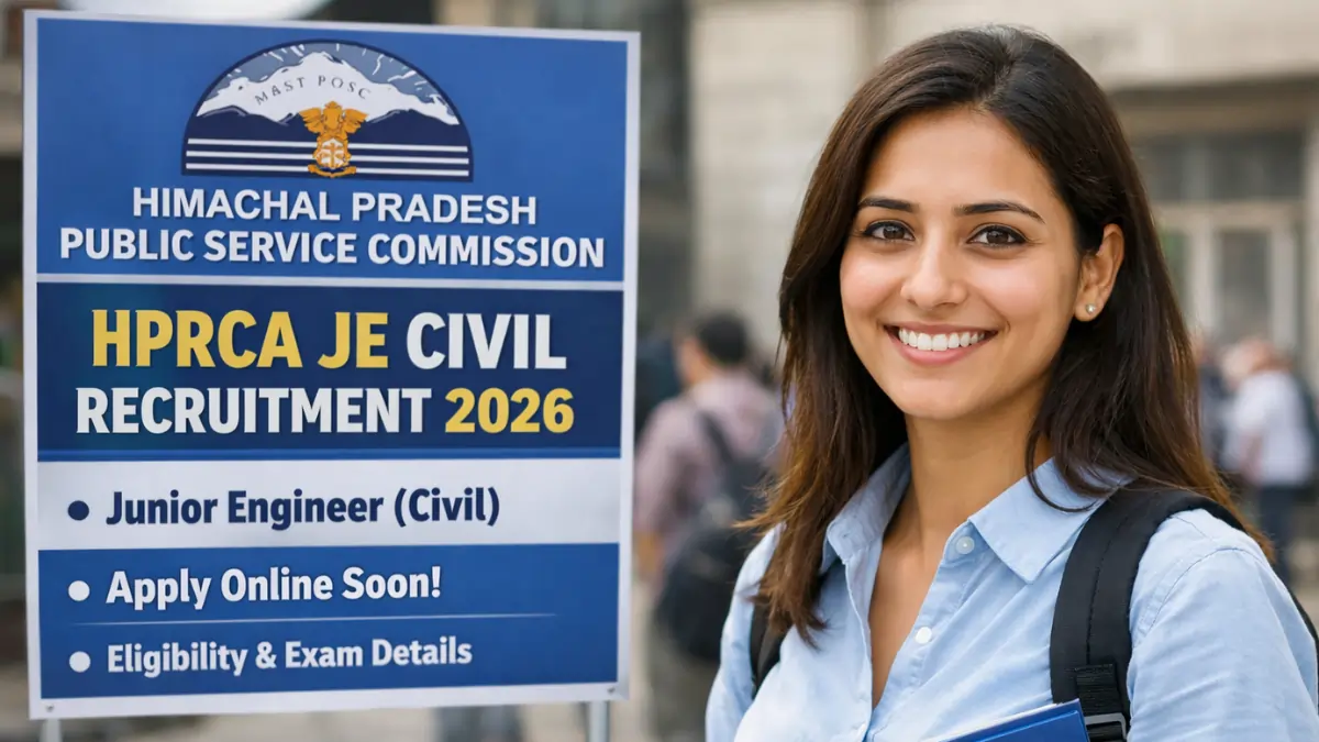 HPRCA JE Civil Recruitment 2026 apply online for 149 Junior Engineer Civil Job Trainee posts last date 02 May eligibility salary details
