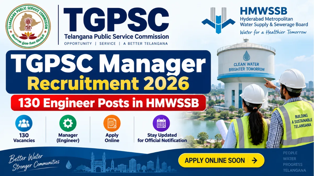 TGPSC Manager Recruitment 2026